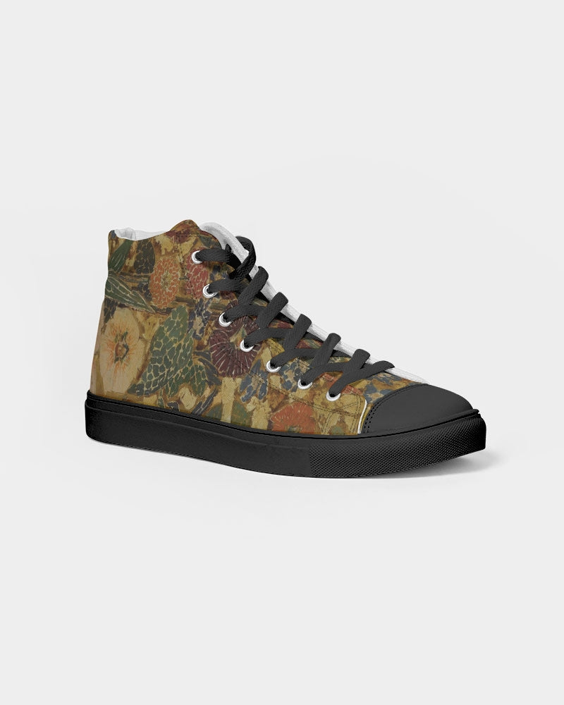 Autumn play Women's Hightop Canvas Shoe - Black