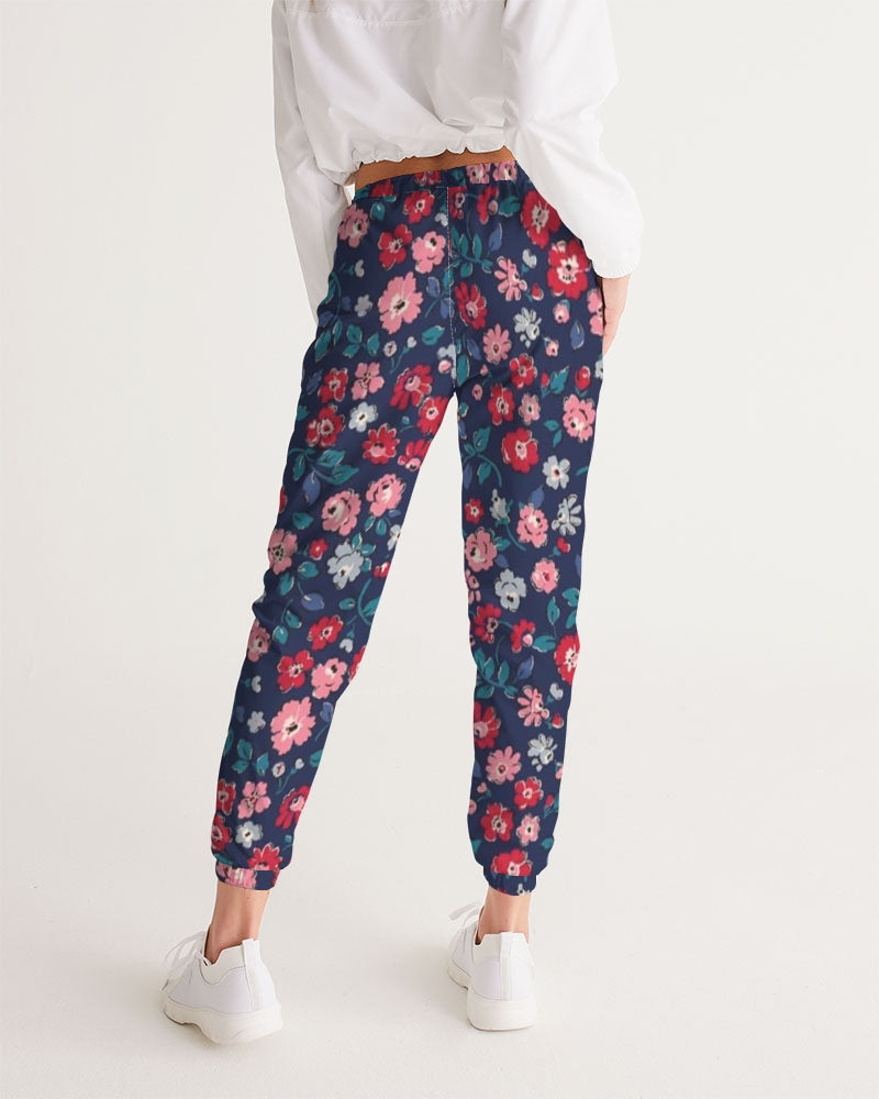 Midnight blue pretty glance.  Women's All-Over Print Track Pants