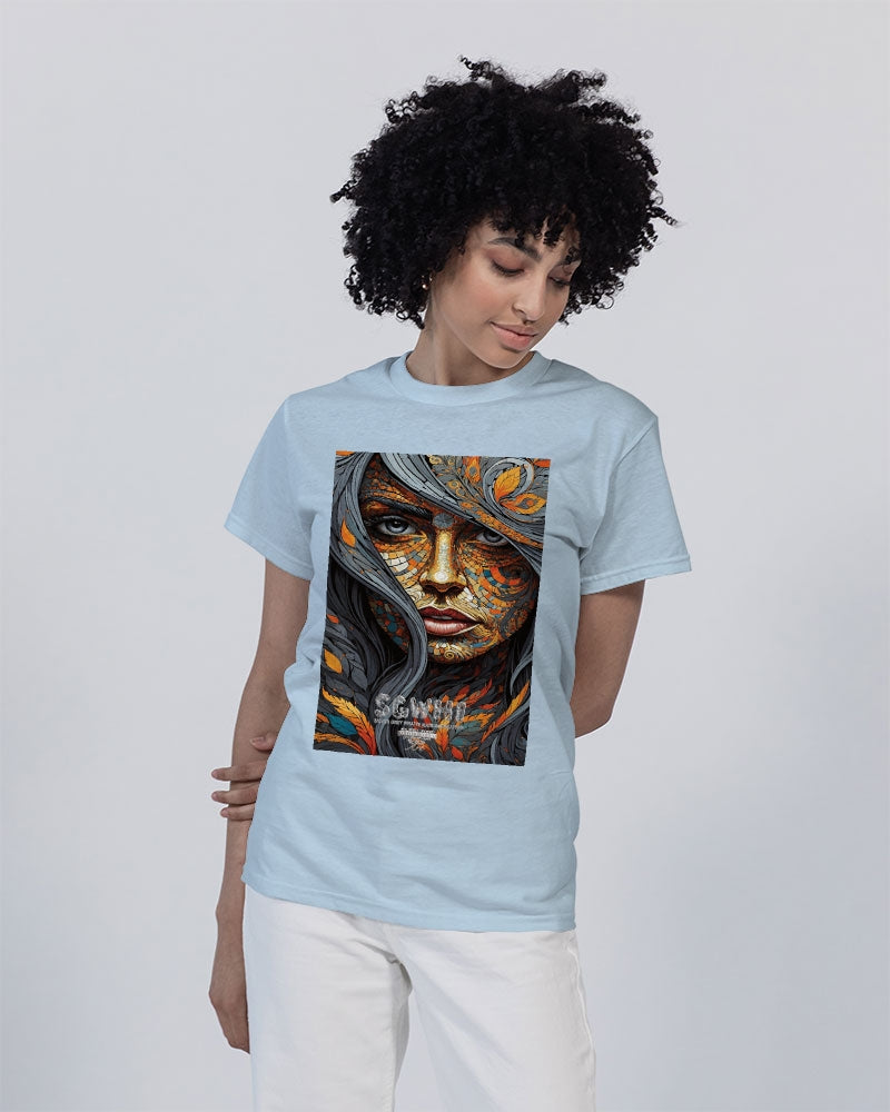 Beautiful Mosaic White Sister  Unisex Heavy Cotton T-Shirt | Gildan