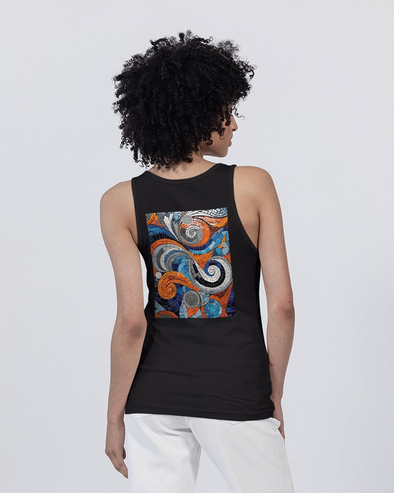 Beautiful Mosaic White Sister  Unisex Jersey Tank | Bella + Canvas