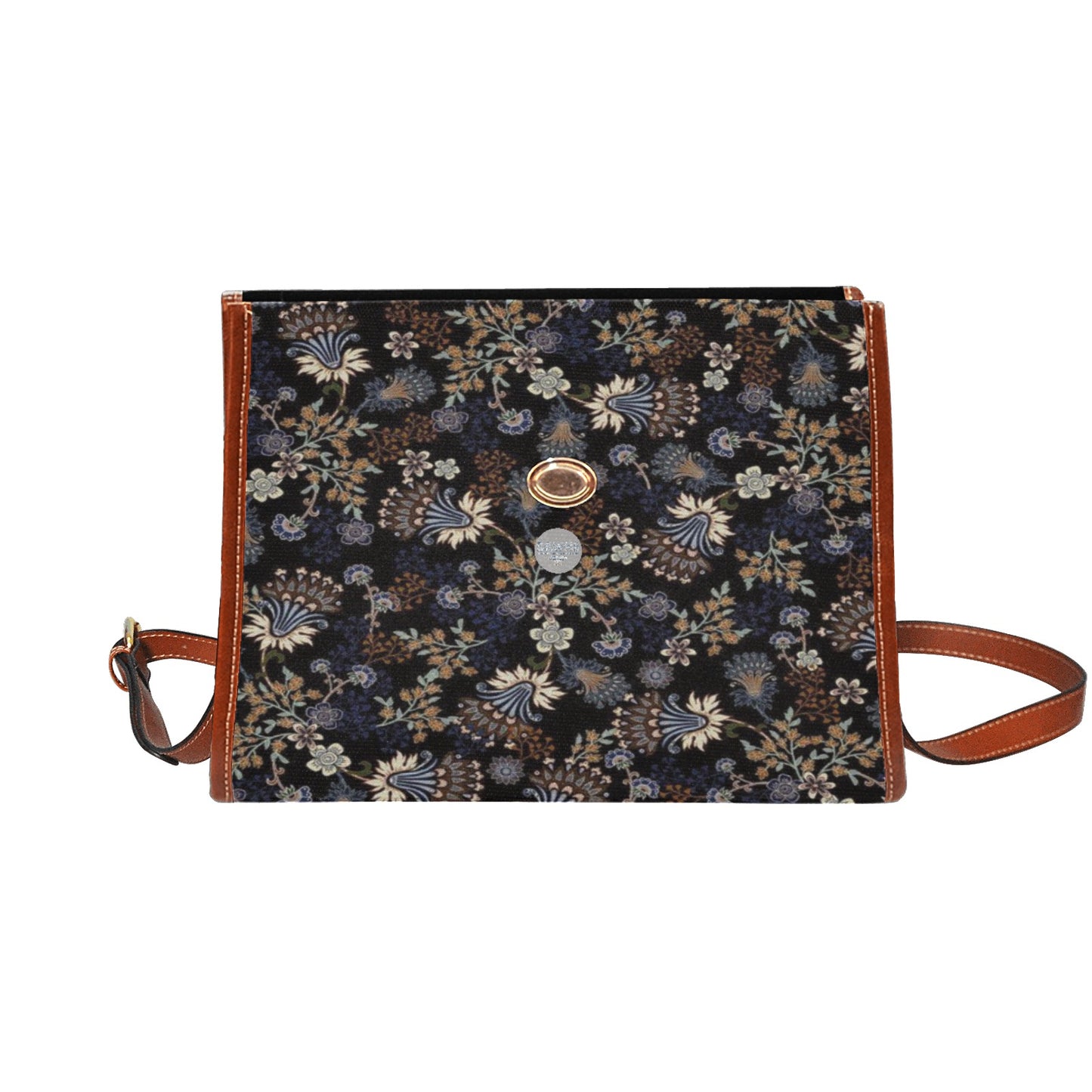 Waterproof Canvas Bag-Brown (All Over Print) (1641)