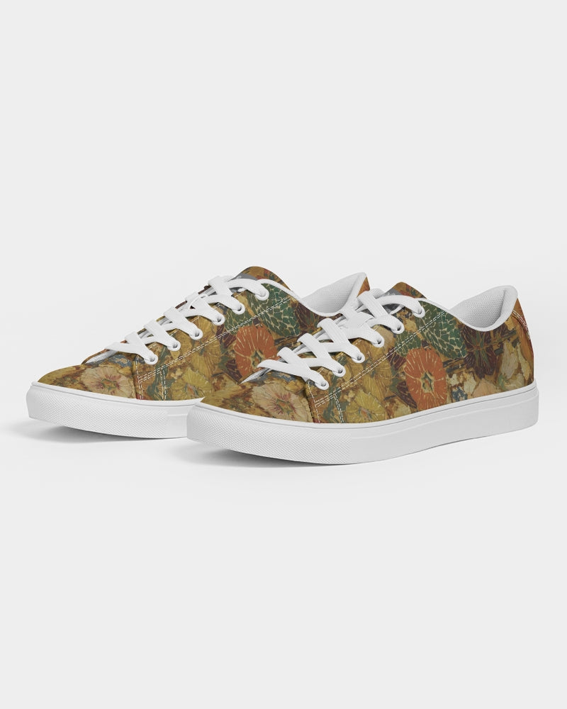 Autumn play Women's Faux-Leather Sneaker