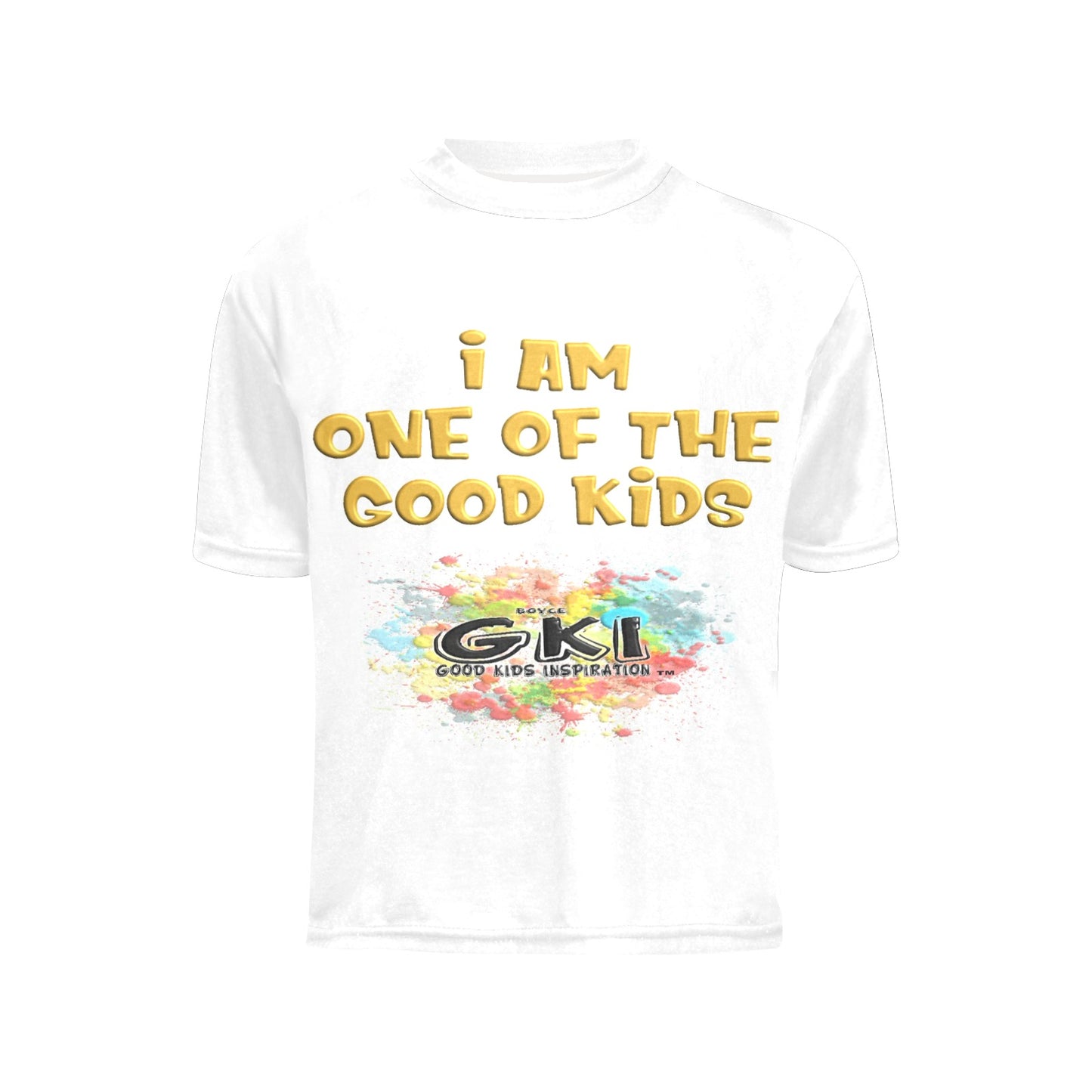 Big Boys' All Over Print Crew Neck T-Shirt(T40-2)