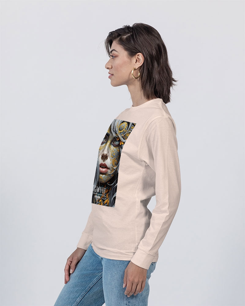 Sweet Silver Yellow Flower Grey Hair sister.[Part three] Unisex Long Sleeve Tee | Lane Seven