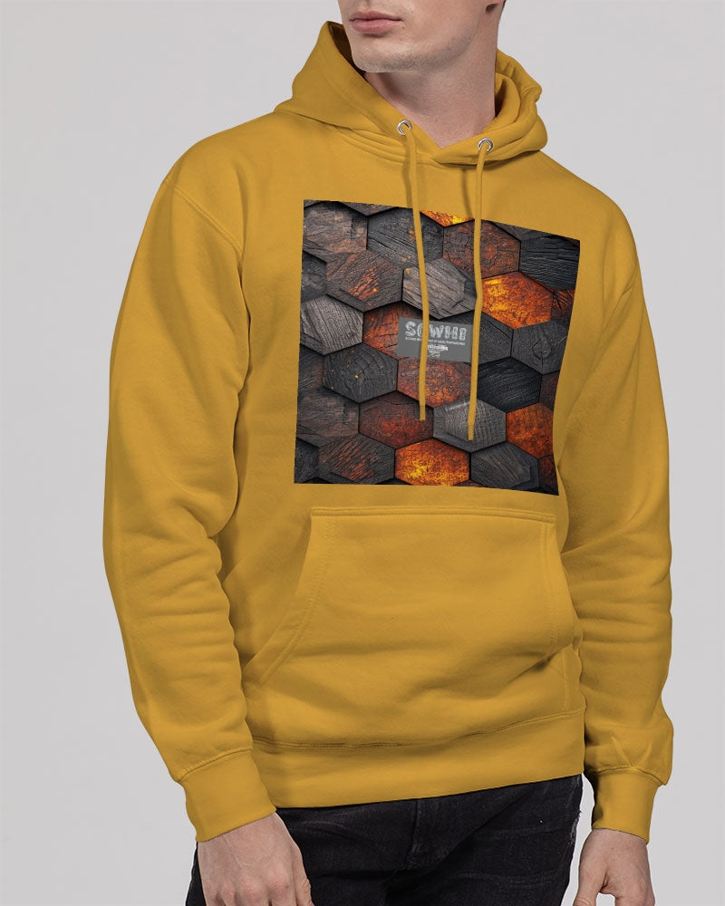 Cool stone hexagon patten 3D Unisex Premium Pullover Hoodie | Lane Seven