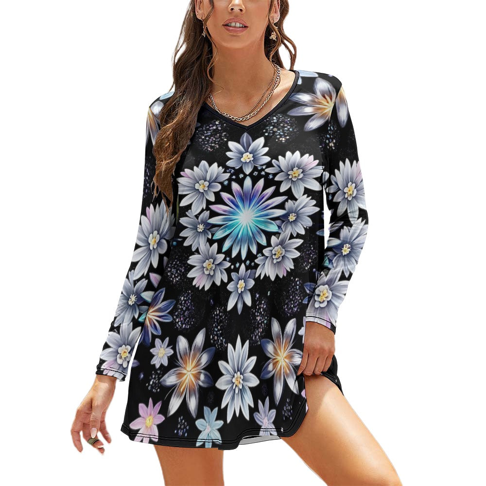 Long Sleeve Loose Dress