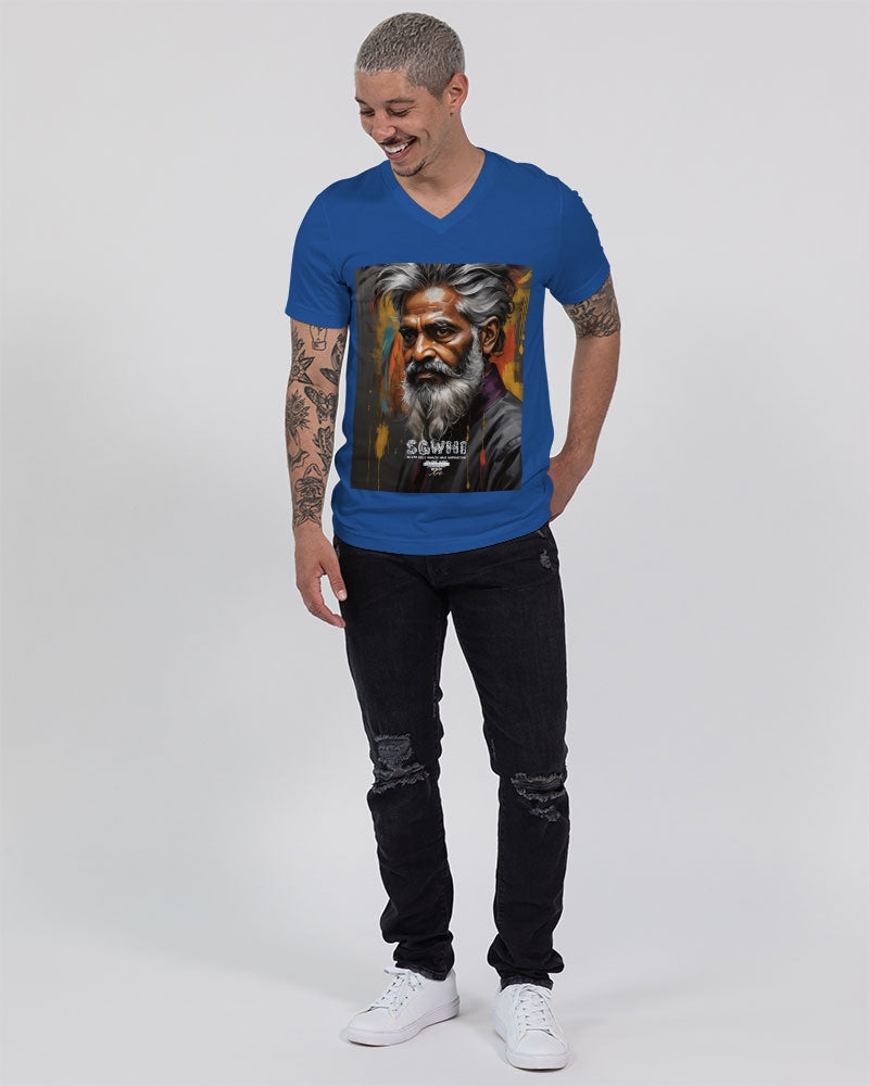 South Asian Knight Unisex Jersey V-Neck Tee | Bella + Canvas