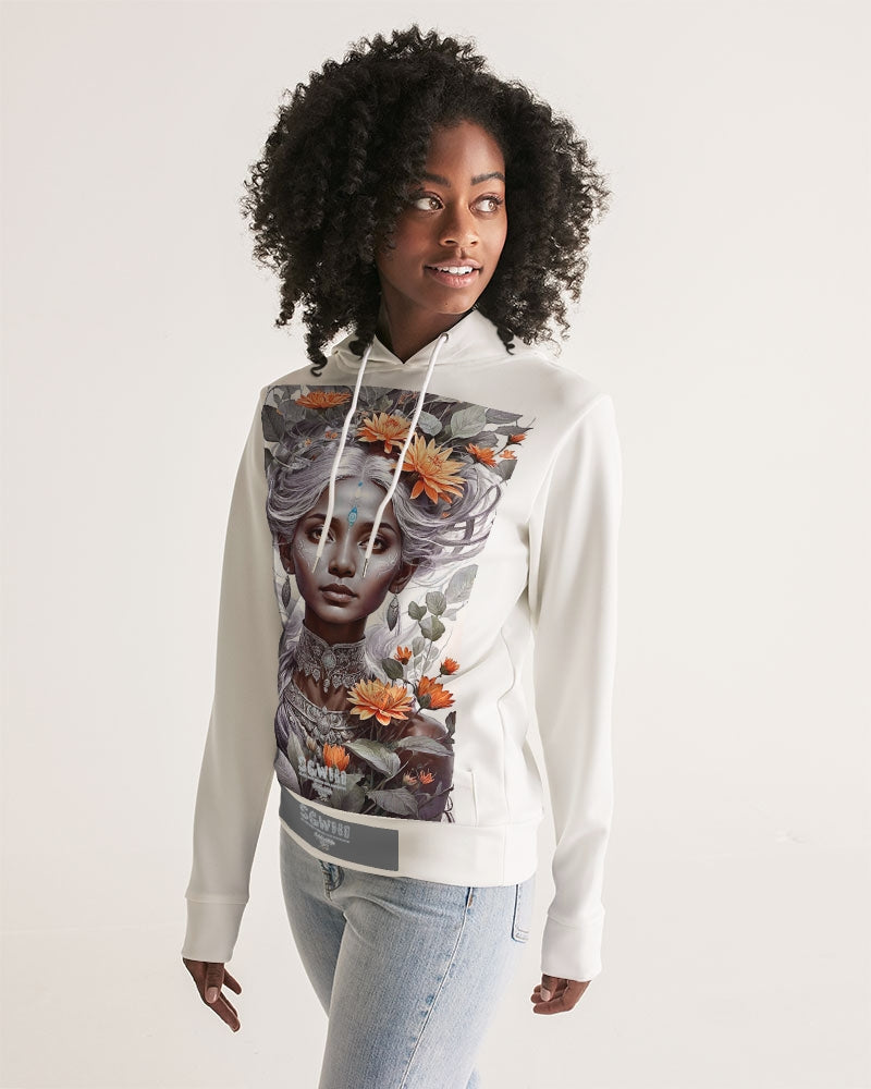 Blossom Indian Grey sister Women's All-Over Print Hoodie