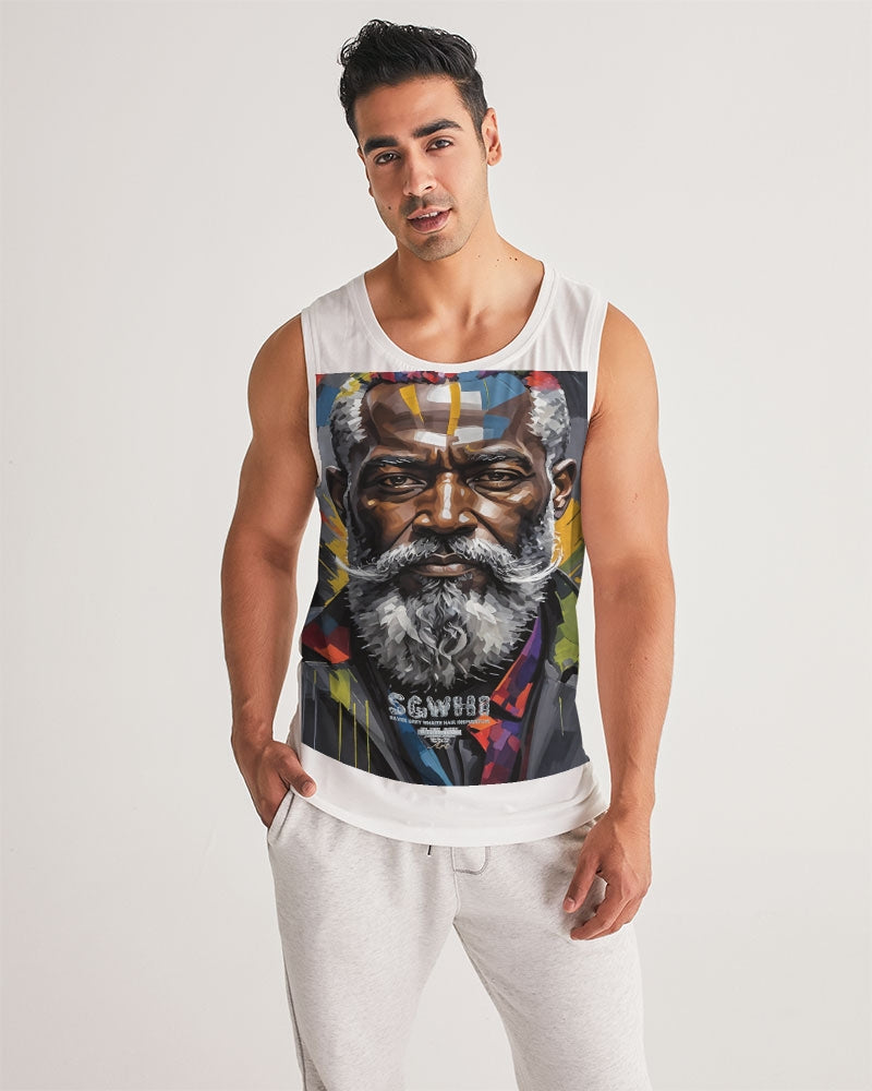 Black Knight Men's All-Over Print Sport Tank