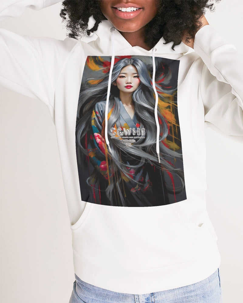 This is part three of a three part collection  Women's All-Over Print Hoodie