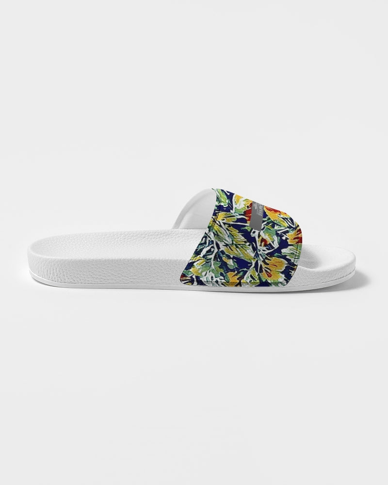 Painted flower design Women's Slide Sandal