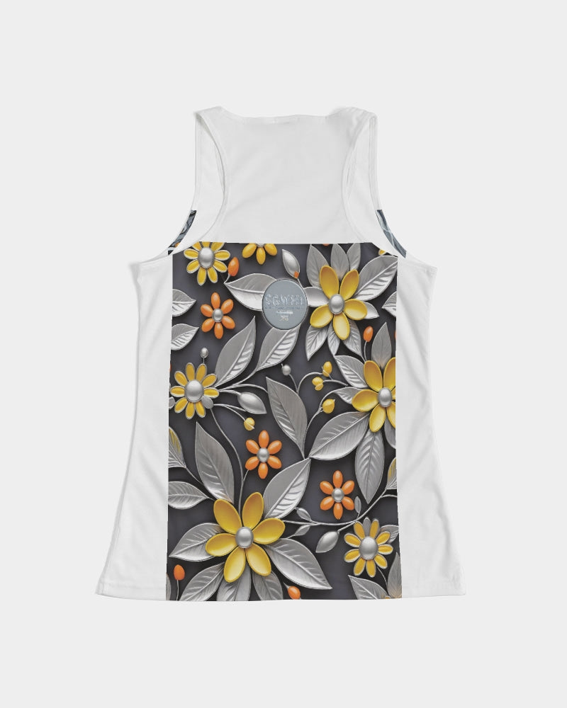 Sweet Silver Yellow Flower Grey Hair sister.[Part three] Women's All-Over Print Tank