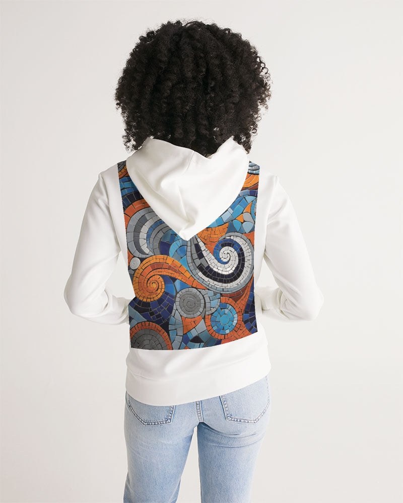 Beautiful Mosaic White Sister  Women's All-Over Print Hoodie