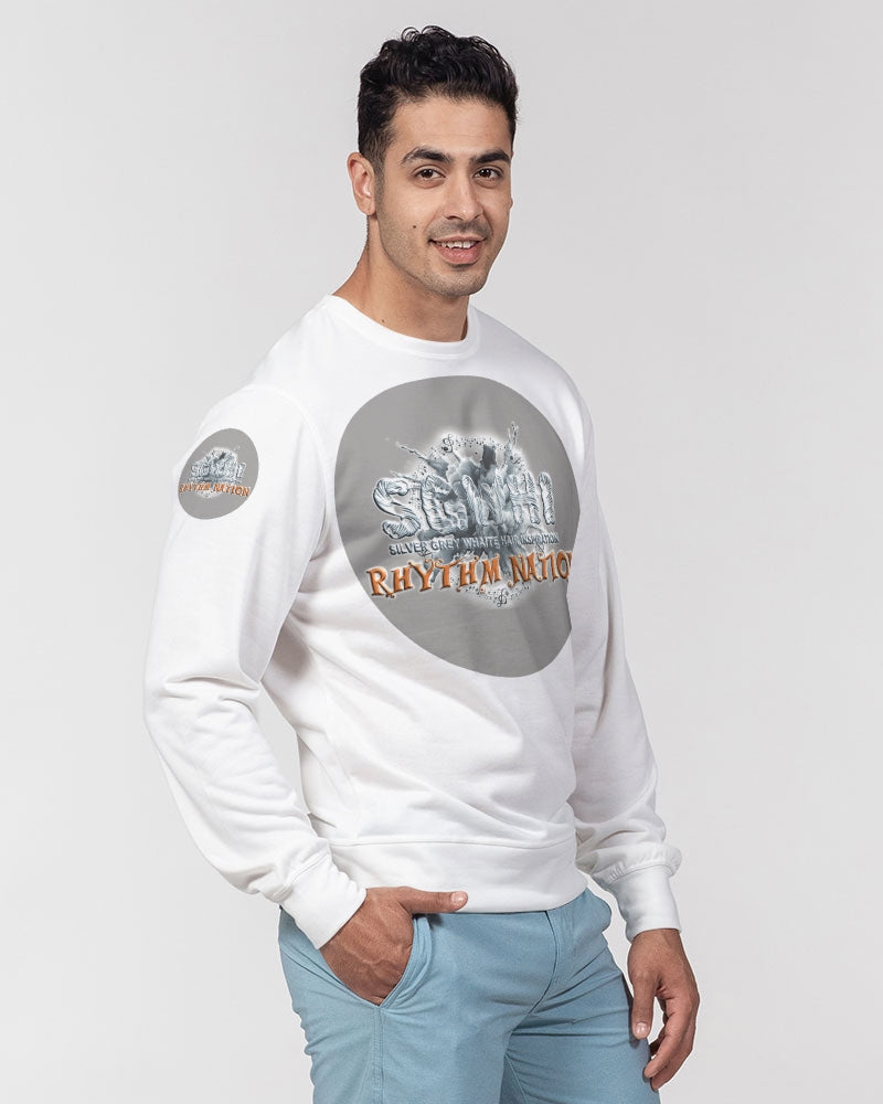 SGWHI Rhythm Nation & Mark Boyce Men's All-Over Print Classic French Terry Crewneck Pullover