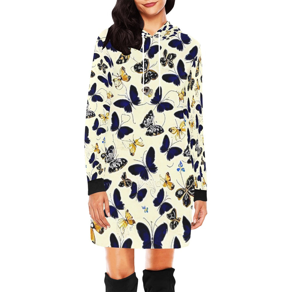 Women's All Over Print Hoodie Mini Dress (H27)