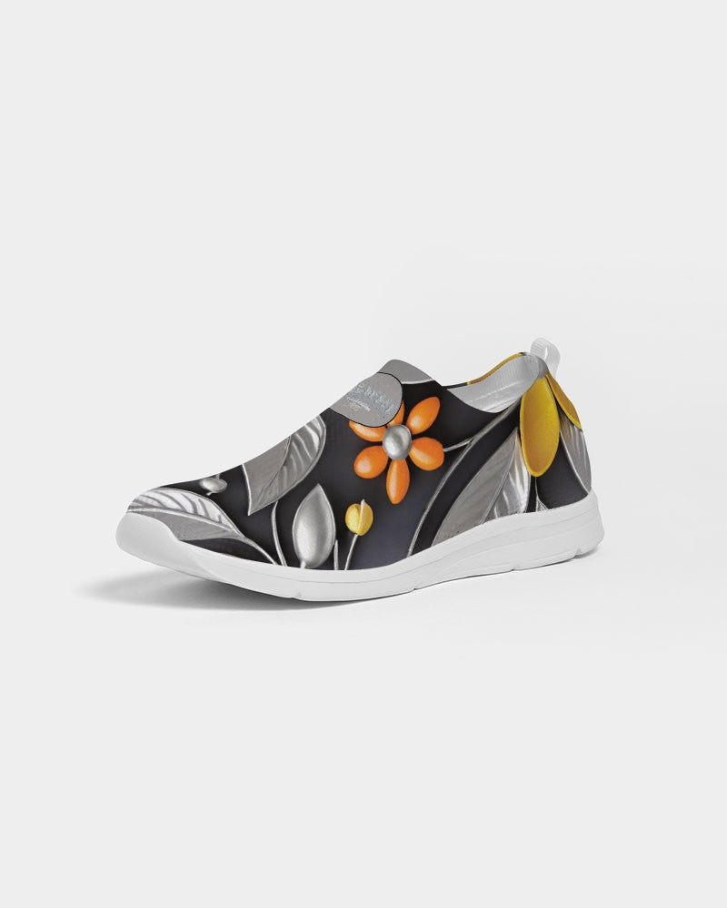 Sweet Silver Yellow Flower Grey Hair sister.[Part three] Women's Slip-On Flyknit Shoe