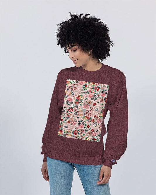 Pink abstract Pretty Sisters Unisex Sweatshirt | Champion