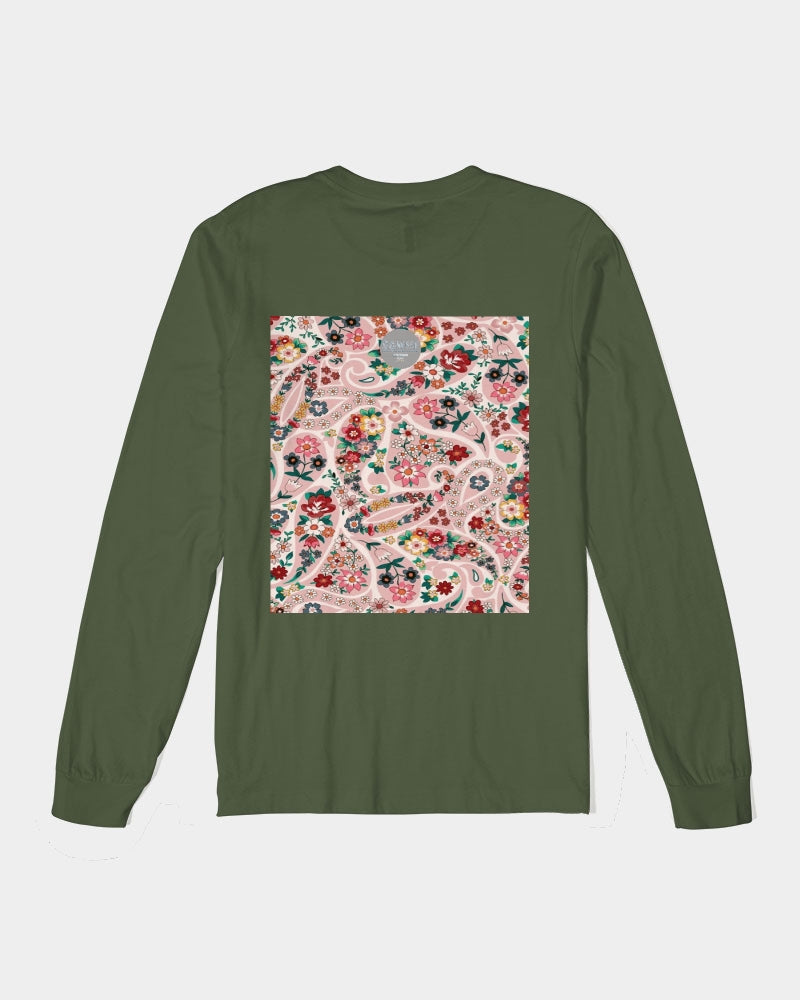 Pink abstract Pretty Sisters Unisex Jersey Long Sleeve Tee | Bella + Canvas