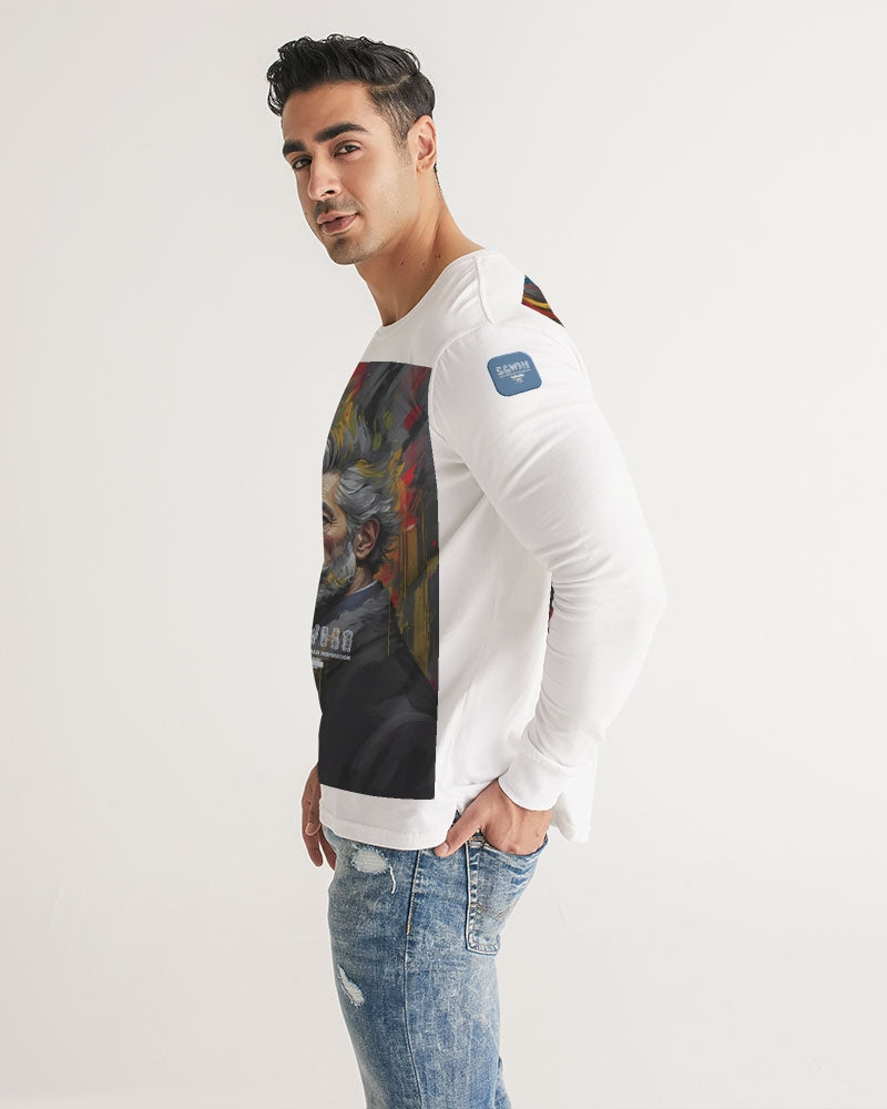 White Knight, Men's All-Over Print Long Sleeve Tee