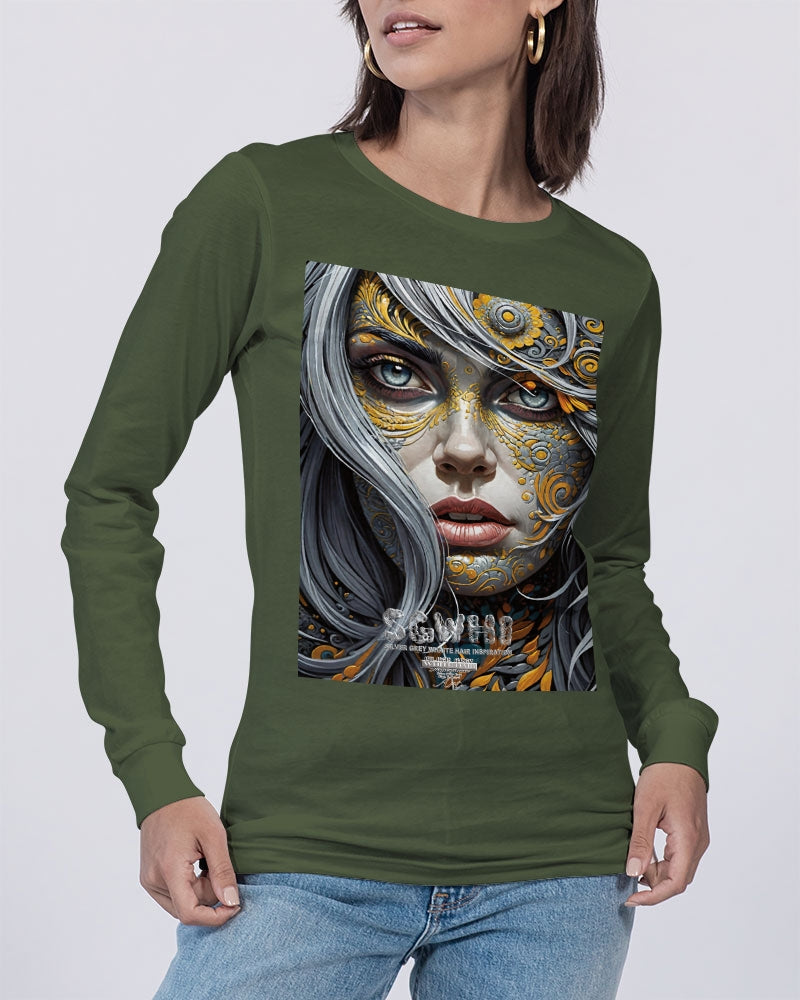 Sweet Silver Yellow Flower Grey Hair sister.[Part three] Unisex Jersey Long Sleeve Tee | Bella + Canvas