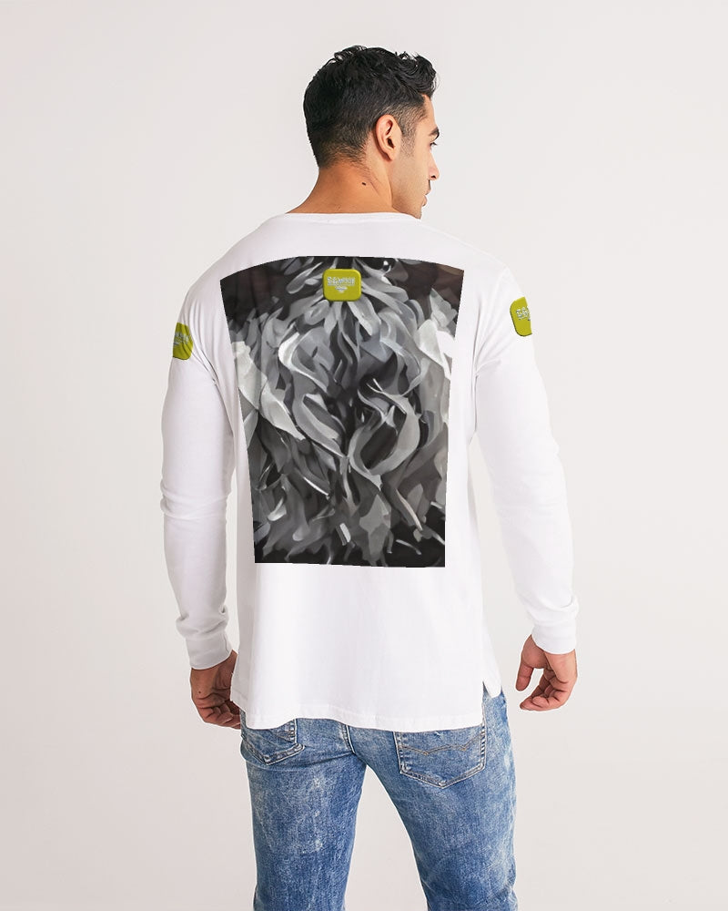 Black Knight Men's All-Over Print Long Sleeve Tee