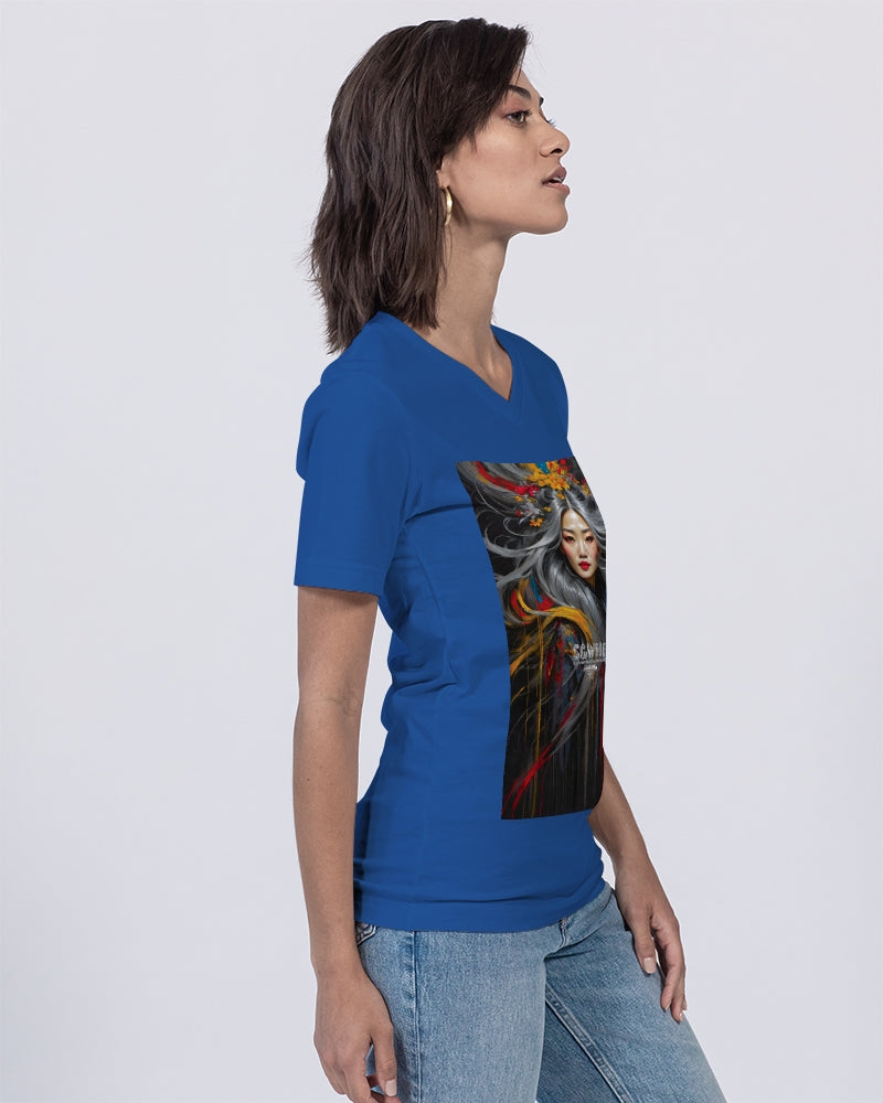 Asian collection [Part 1] Unisex Jersey V-Neck Tee | Bella + Canvas