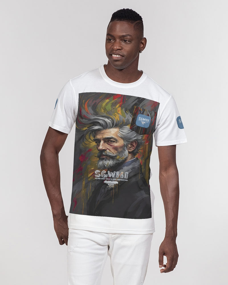 White Knight,  Men's All-Over Print Pocket Tee