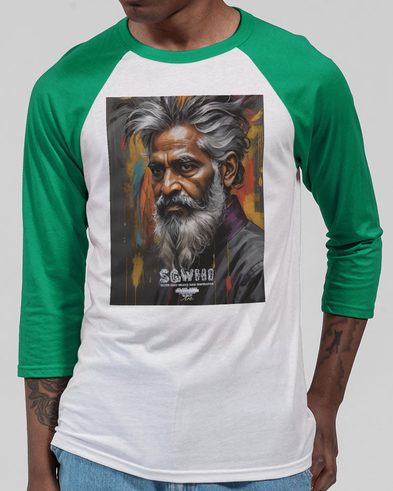 South Asian Knight Unisex Three-Quarter Sleeve Baseball Tee | Bella + Canvas