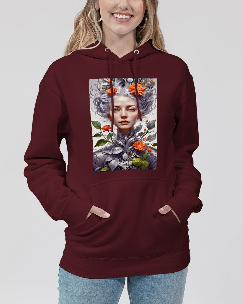 Beautiful white sister grey hair blossom Unisex Premium Pullover Hoodie | Lane Seven