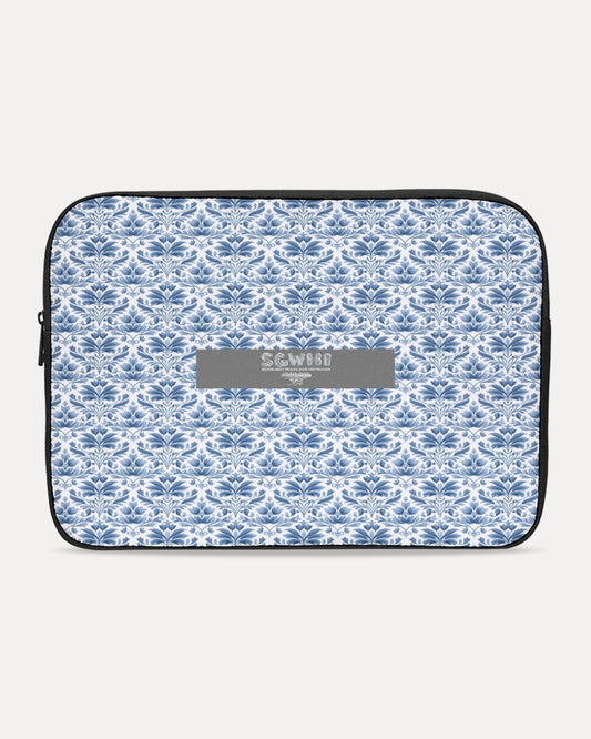 light blue Royal patten  Laptop Sleeve