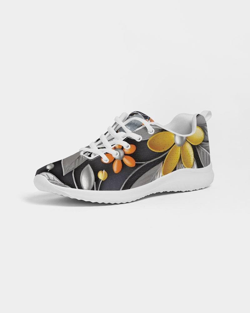 Sweet Silver Yellow Flower Grey Hair sister.[Part three] Women's Athletic Shoe