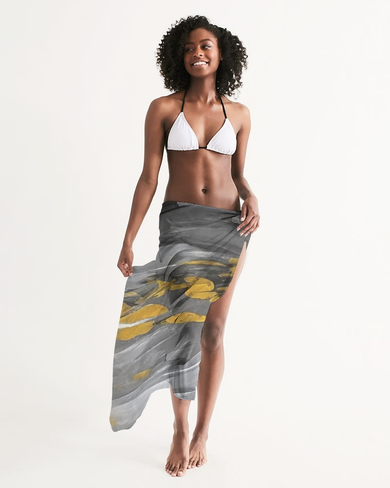 Black Sister Collection [Part 1 ] All-Over Print Swim Cover Up