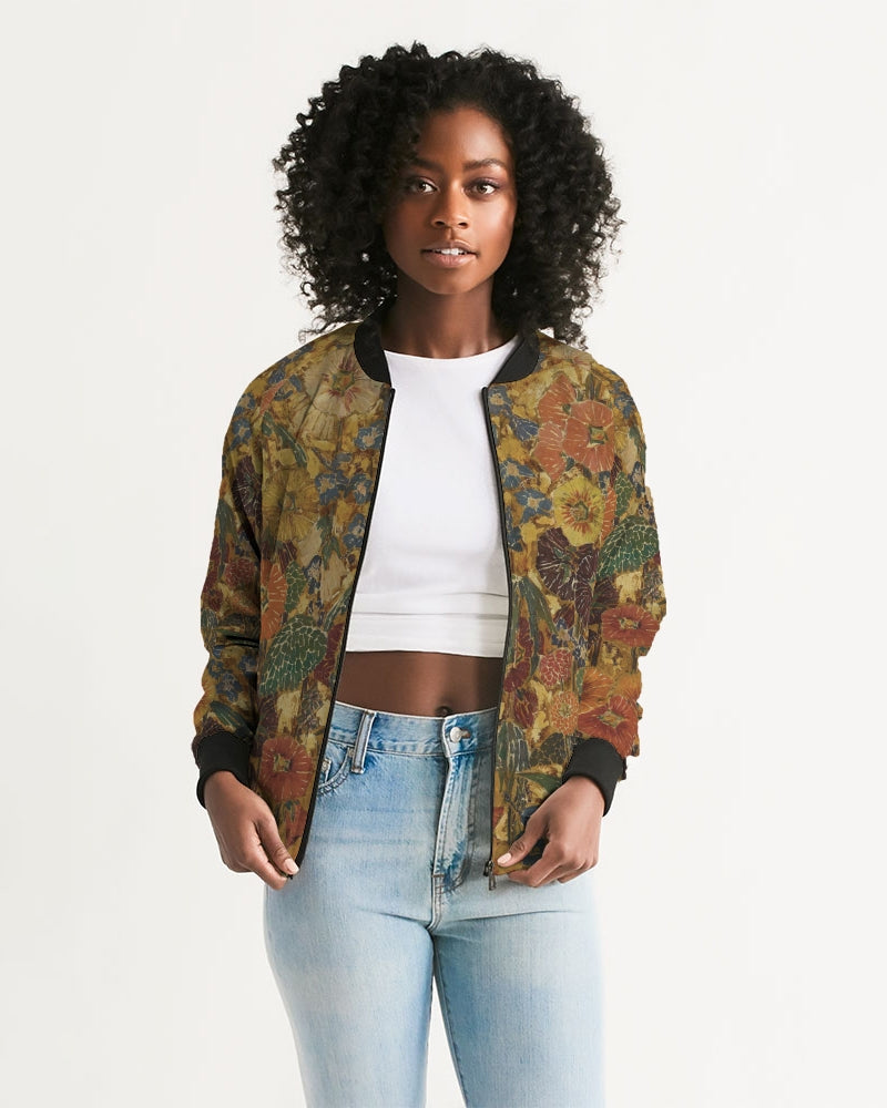 Autumn play Women's All-Over Print Bomber Jacket