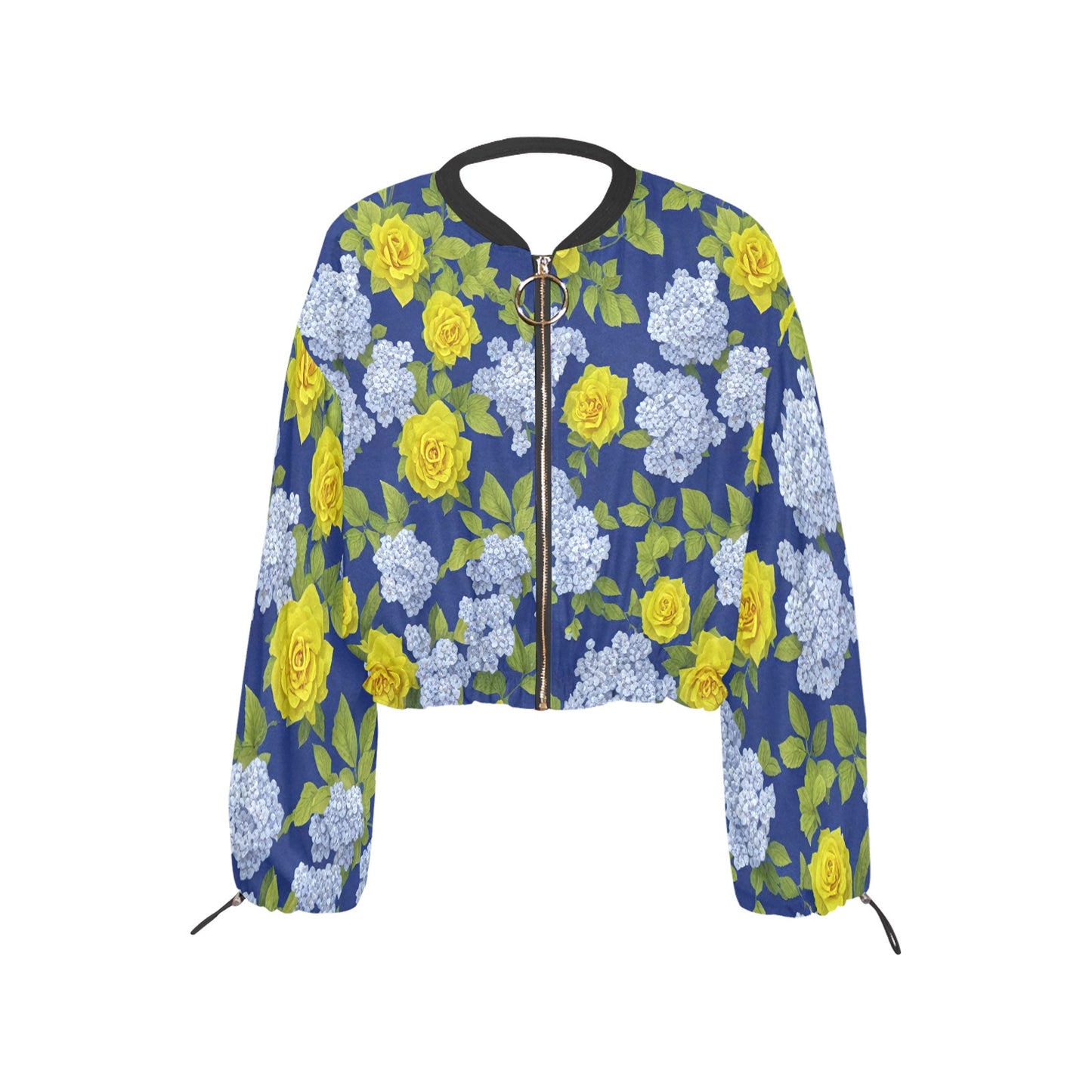 Women's Chiffon Cropped Jacket (Model H30)