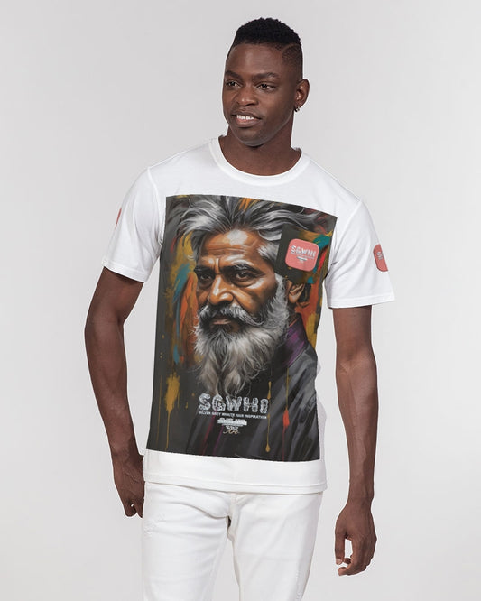 South Asian Knight Men's All-Over Print Pocket Tee