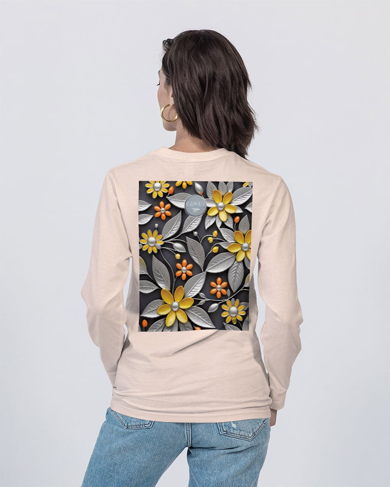 Sweet Silver Yellow Flower Grey Hair sister.[Part three] Unisex Long Sleeve Tee | Lane Seven