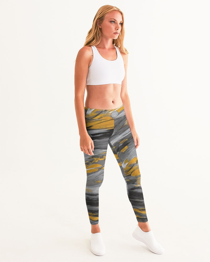 Black Sister Collection [Part 1 ] Women's All-Over Print Yoga Pants