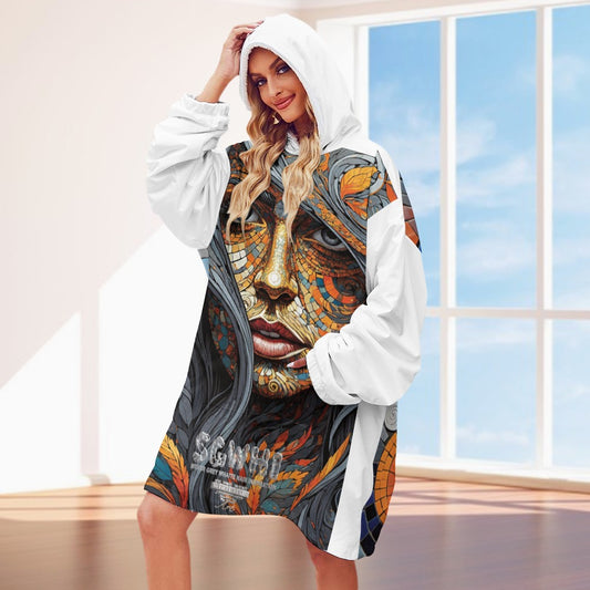 Women's Adult Hooded Blanket Shirt