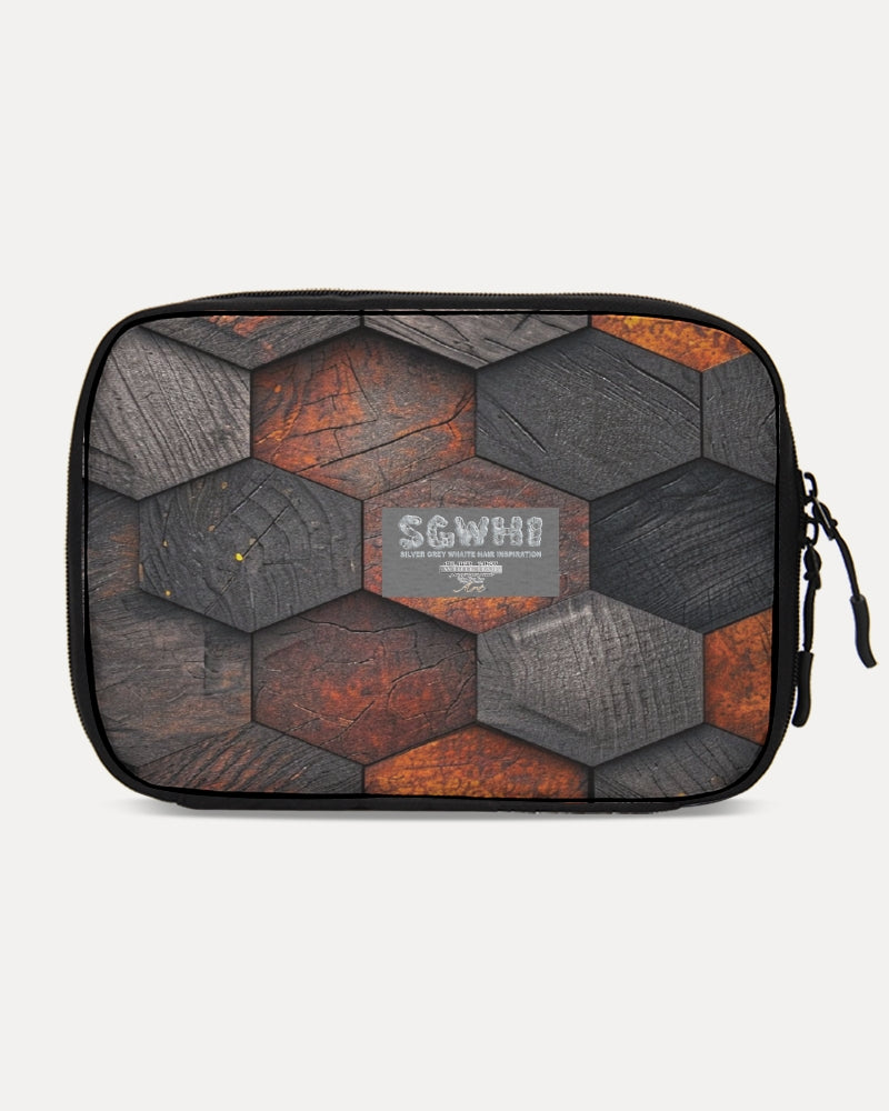 Cool stone hexagon patten 3D Large Travel Organizer