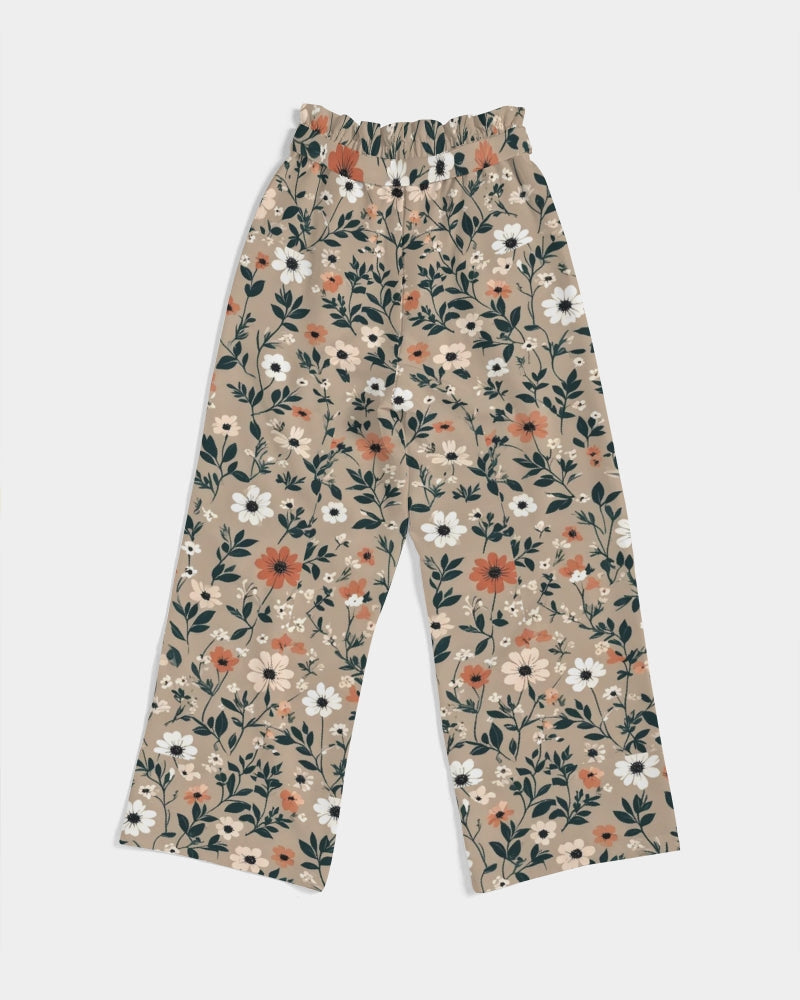 Busy and pretty Women's All-Over Print High-Rise Wide Leg Pants