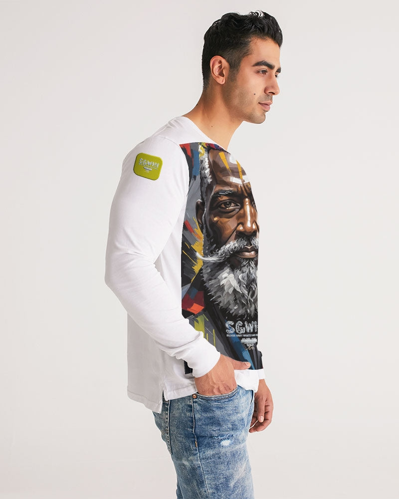 Black Knight Men's All-Over Print Long Sleeve Tee