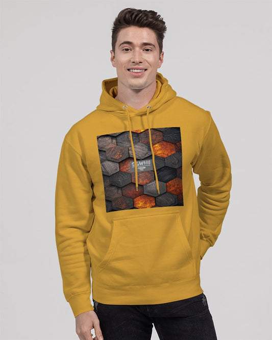 Cool stone hexagon patten 3D Unisex Premium Pullover Hoodie | Lane Seven