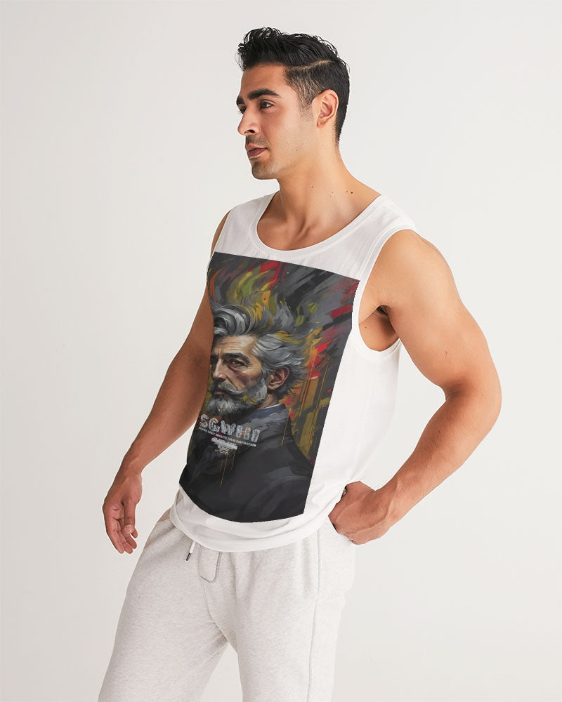 White Knight,  Men's All-Over Print Sport Tank