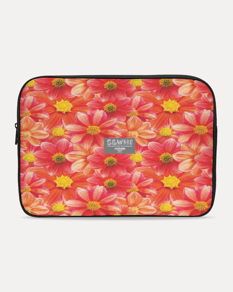 Beautiful blood orange flower design Laptop Sleeve