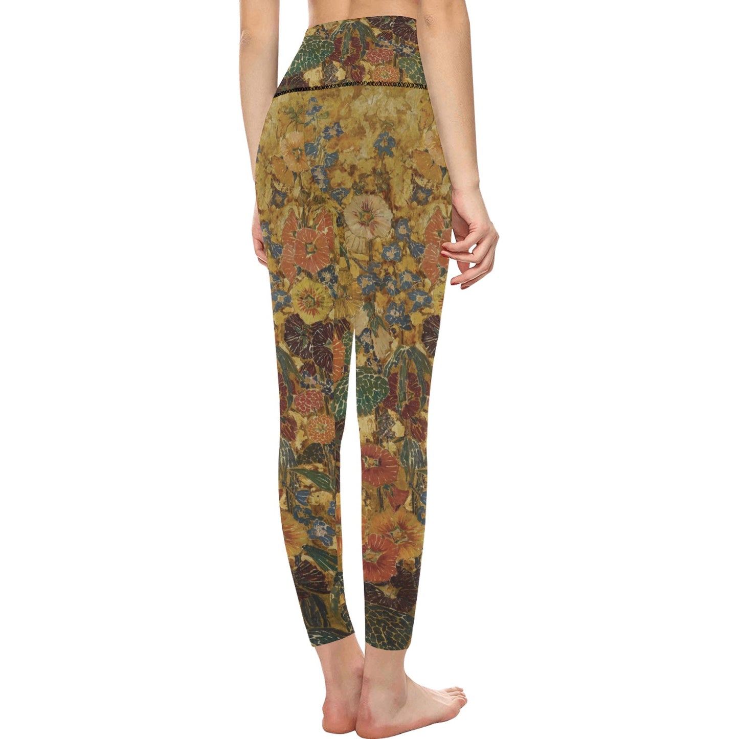 Women's High-Waisted Leggings (Model L36)