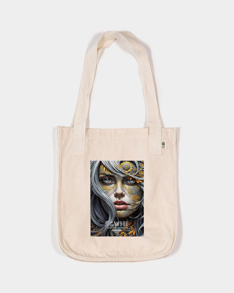 Sweet Silver Yellow Flower Grey Hair sister.[Part three] Organic Cotton Canvas Market Tote | Econscious