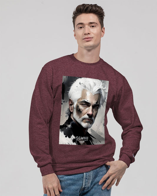 White silver grey fox King Unisex Sweatshirt | Champion