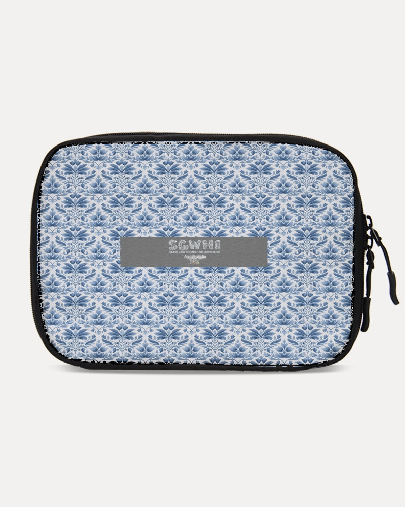 light blue Royal patten  Large Travel Organizer