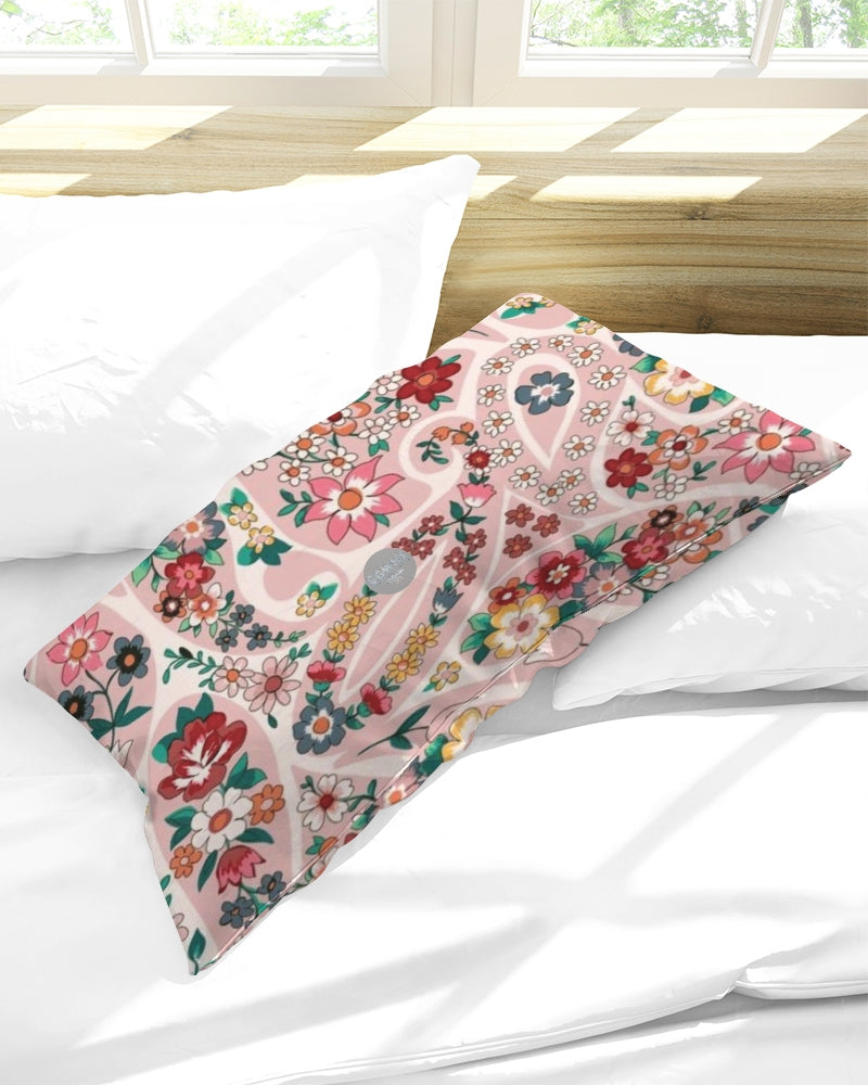 Pink abstract Pretty Sisters King Pillow Case