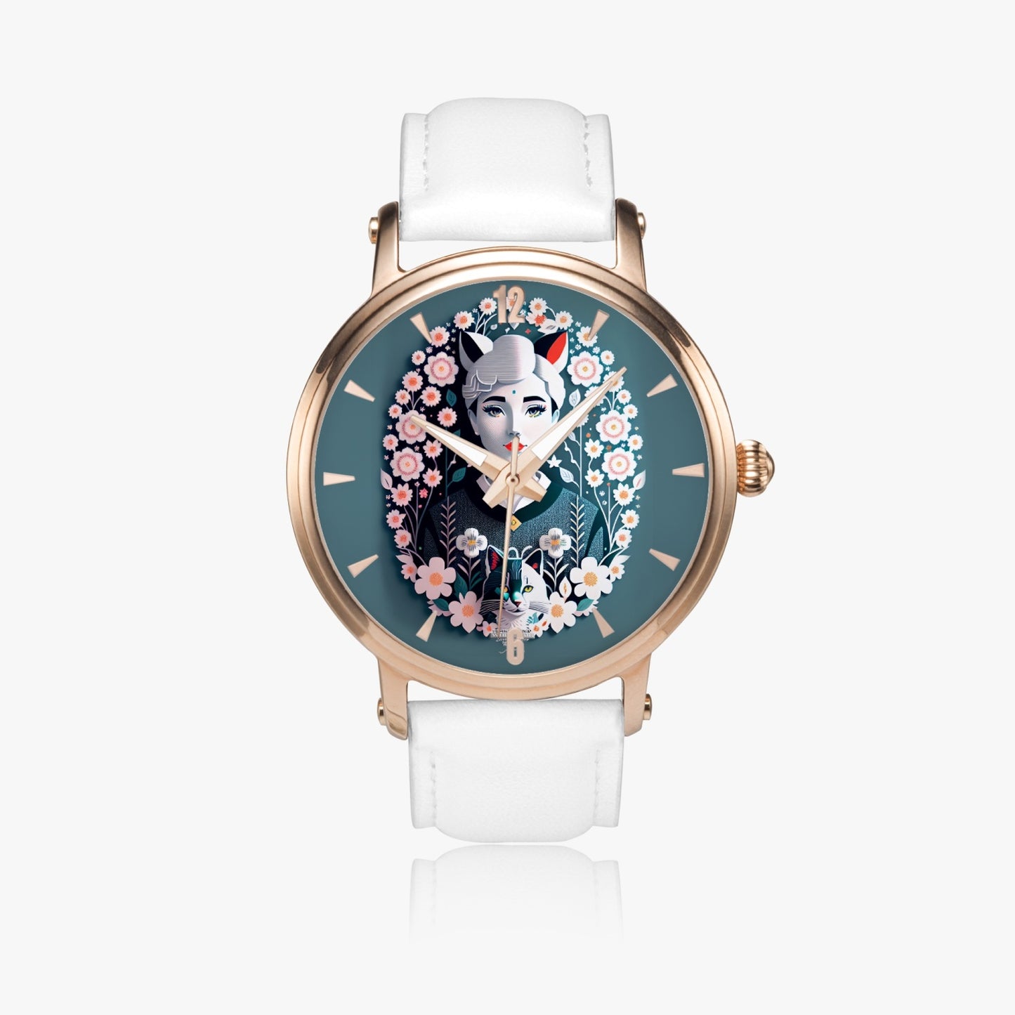 Silverfox 46mm Unisex Automatic Watch (Rose Gold)